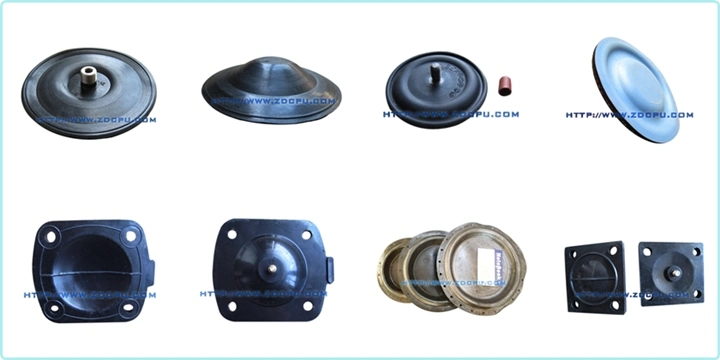 Round Mechanical PTFE Bonded Nitrile Rubber Shock Diaphragm Seals