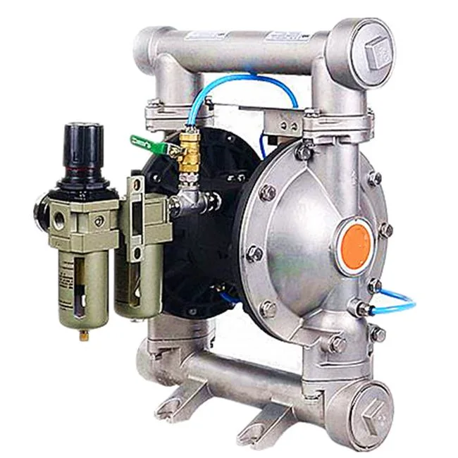 2inch Stainless Air Operated Double Diaphragm Pump for Dry Alumina Powder Transfer
