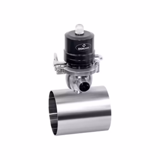 Sanitary Stainless Steel Radial Tank Bottom Diaphragm Valve SS316L