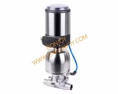 Food Grade Stainless Steel Pneumatic Welding Diaphragm Valve with Mini C-Top