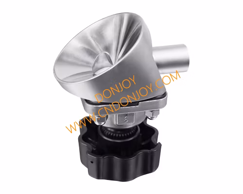 Sanitary Stainless Steel 316L Plastic Pneuamtic Tank Bottom Diaphragm Valve Clamped