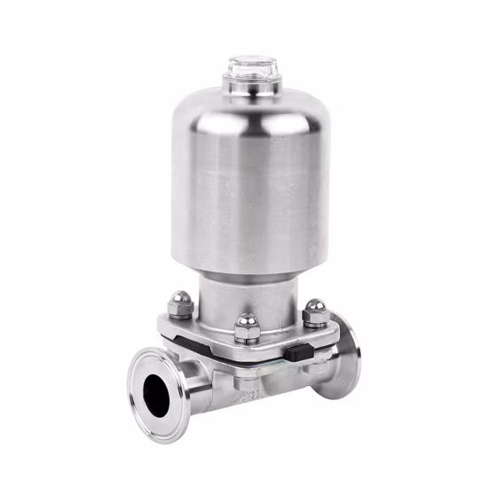Sanitary Stainless Steel SS304/SS316L Manual Clamped Diaphragm Valve